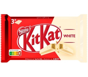 BARRITAS KIT KAT WHITE NESTLE 3X41,5 GR.