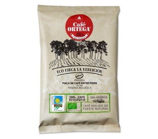 CAFÉ ECO TUESTE NATURAL MOLIDO CAFÉ ORTEGA 200 GR.