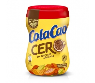 CACAO SOLUBLE CERO C/CACAO NATURAL COLA CAO 325 GR.