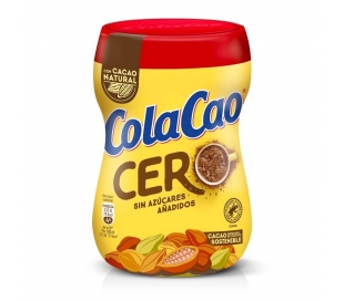 CACAO SOLUBLE CERO SIN AZUCARES AÑADIDOS COLA CAO 325 GR.