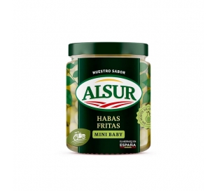 HABAS FRITAS EN ACEITE OLIVA VIRGEN ALSUR 150 GR.