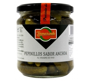 PEPINILLOS SABOR ANCHOA TAMARINDO 345 GR.