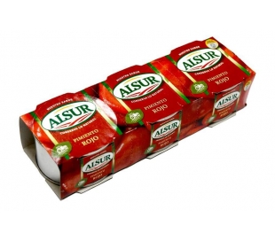 PIMIENTO ROJO ALSUR PACK 3X60 GR.