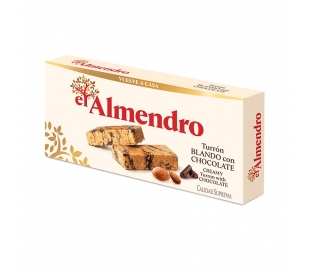 TURRON BLANDO CON CHOCOLATE EL ALMENDRO 200 GR.