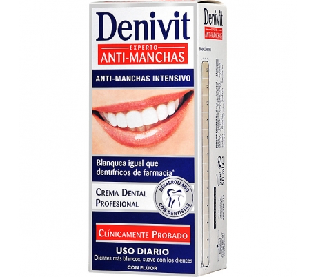 PASTA DENTAL BLANQUEADOR DENIVIT 50 ML.