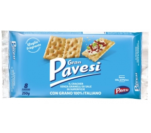 GALLETAS CRACKERS SIN SAL GRAN PAVESI 250 GR.