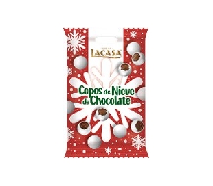 COPOS DE NIEVE CHOCOLATE LACASA 70 GR.