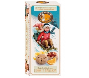 MANTECADO LIMON Y NARANJA ARTESANITOS ENRIQUE MORENO 250 GR.