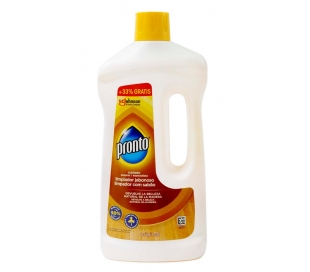 LIMPIADOR JABONOSO MADERA PRONTO 750 ML+33% GRATIS