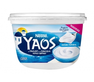 YOGUR GRIEGO NATURAL YAOS 850 GR.