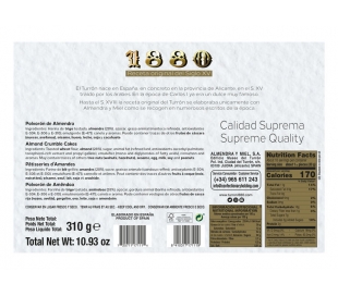 POLVORONES ARTESANO DE ALMENDRA 1880 310 GR.
