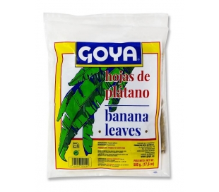PLATANO EN HOJA CONGELADA GOYA 500 GR.