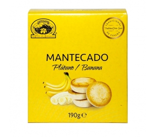 MANTECADO PLATANO FLOR DE ANTEQUERA 190 GR.