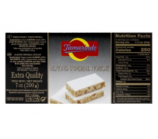 TURRON DURO TAMARINDO 200 GR.