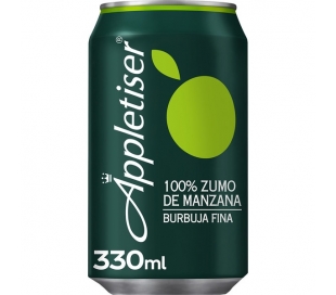 ZUMO GASIFICADO MANZANA APPLETISER 330 ML.