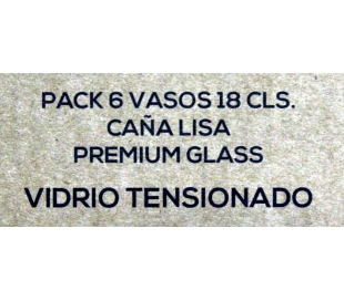 vasos-cana-18-cl-premiumglass-pack-6u