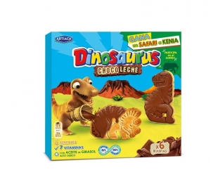 GALLETAS DINOSAURUS CHOCOLATE CON LECHE ARTIACH 255 GR.