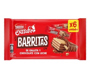 BARRITA GALLETA Y CHOCOLATE NESTLE 6X18 GR.