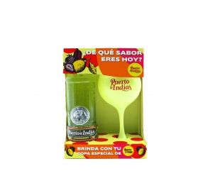 GINEBRA LEMONBERRY PUERTO DE INDIAS 70 CL+COPA GRATIS