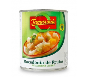 MACEDONIA DE FRUTAS EN ALMIBAR LIGERO TAMARINDO 840 GR.