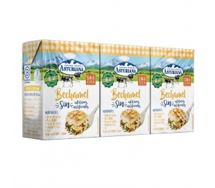 SALSA BECHAMEL LA ASTURIANA PACK 3X200 ML.