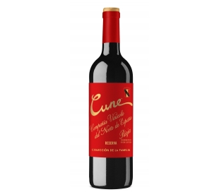 VINO TINTO RESERVA CUNE 75 CL.