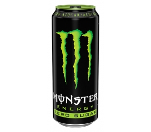 BEBIDA ENERGETICA GREEN ZERO MONSTER ENERGY 500 ML.
