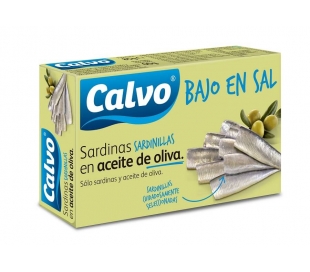 SARDINAS ACEITE OLIVA CALVO 90 GR.