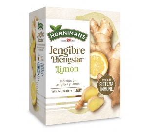 INFUSIÓN JENGIBRE Y LIMÓN HORNIMANS 15 UN.