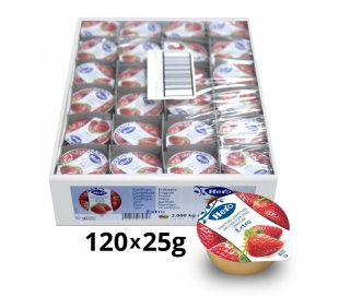 CONFITURA FRESA PORCIONES HERO PACK 120X25 GR.