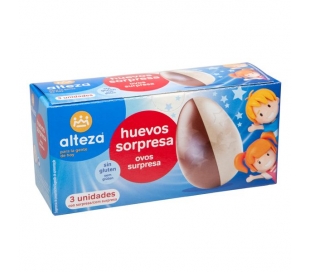 HUEVO SORPRESA ALTEZA PACK 3X20 GR.
