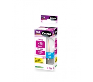 BOMBILLA LED ESFERICA CEGASA 4W 470 L E14