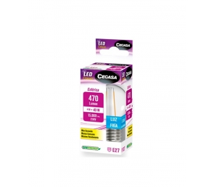 BOMBILLA LED ESFERICA CEGASA 4W 470 L E27
