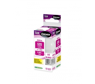 BOMBILLAS LED ESFERICA CEGASA 5W E27 520