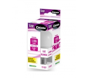 BOMBILLAS LED ESTANDAR CEGASA 10.5W E27 1155