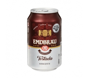 CERVEZA TOSTADA EMDBRAU 33 CL.LATA