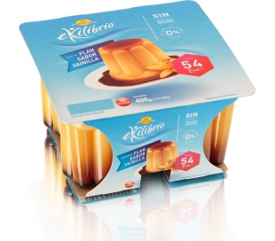 FLAN DE VAINILLA SIN AZUCAR REINA PACK 4X100 GRS.