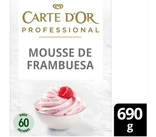MOUSSE AL AGUA FRAMBUESA CARTE D OR 645 GRS.