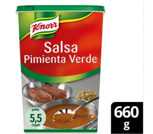 SALSA PIMIENTA VERDE, BRIK GARDE D OR KNORR 1000 ML.