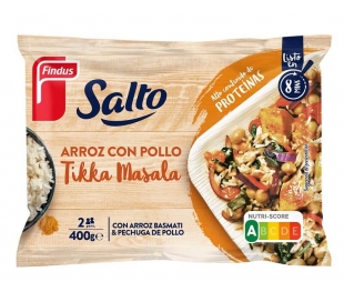 ARROZ C/POLLO TIKKA MASALA FINDUS 400 GR.