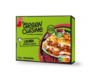 LASAÑA PROTEINA VEGETAL GREEN CUISINE 400 GR.