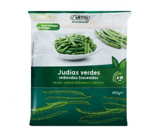 JUDIAS VERDES REDONDAS ARTIQ 800 GR.
