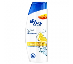 CHAMPÚ ANTICASPA CITRUS H&S 235 ML+15 ML.GRATIS