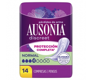 COMPRESA NORMAL AUSONIA DISCREET 14 UN.