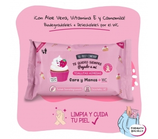 TOALLITAS HUMEDAS FRESA NATA THE FRUIT COMPANY 15 UN.