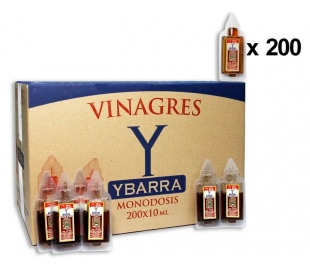 VINAGRE JEREZ YBARRA MONODOSIS 200X10 ML.