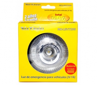 LUZ EMERGENCIA PARA VEHICULOS (V-16) MX-LEV7200,HOMOLOGADO MXONDA 1 UN.
