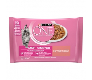 comida-gatos-junior-salsa-con-salmon-purina-one-pack-4x85-grs