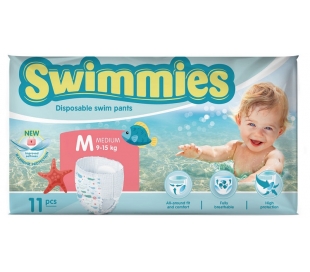 PAÑAL BAÑADOR TALLA M. 11 UN. PASITOS