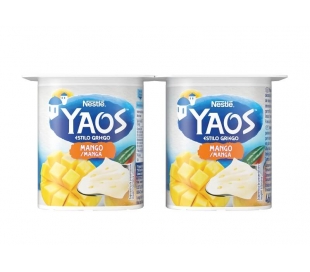 YOGUR GRIEGO MANGO YAOS NESTLÉ PACK 4X115 GR.